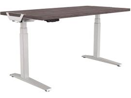FELLOWES LEVADO LAMINATE TABLE TOP, GRAY 60X30IN