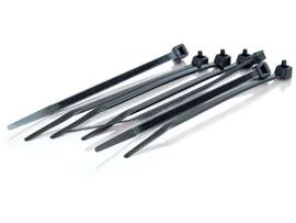 C2G 4in Cable Tie Multipack (100 pack) - Bla