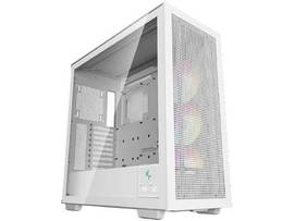 DEEPCOOL MORPHEUS ATX+ MODULAR AIRFLOW CASE, 140MM ARCGB FANS, WHITE