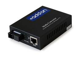 AddOn 10/100Base-TX(RJ-45) to 100Base-BXU(SC) BiDi SMF 1310nmTX/1550nmRX 20km Ma