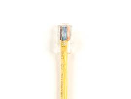 CAT5e 100-MHz Patch Cable UTP with Basic Connectors Straight-Pinned Yellow 4-ft.