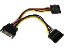 SATA POWER Y SPLITTER CABLE ADAPTER 6IN