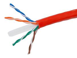 MONOPRICE CAT6 UTP SOLID (CMR)1000FT - RED