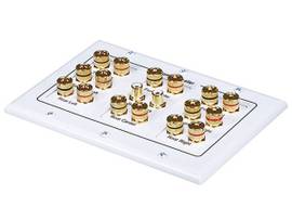 MONOPRICE SURROUND SOUND WALL PLATE 3-GANG 8.2