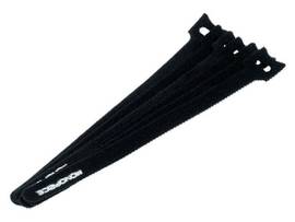 MONOPRICE HOOK&LOOP CABLE TIES,9IN 50PACK BLACK