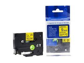 BROTHER TZE-621 COMPATIBLE PREMIUM TAPE BLACK / YELLOW 9MM