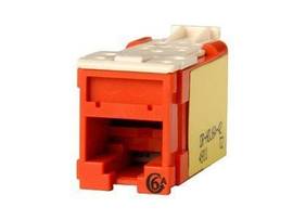LEGRAND-ORTRONICS HDJACK,CAT6A,CLARITY,T568A/B,RED