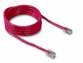 BELKIN CAT5E PATCH CABLE RJ45M 15 RED