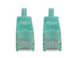 TRIPPLITE CAT6 CABLE SNAGLESS SLIM M/M AQUA 20FT