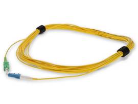 AddOn 6m ASC (Male) to LC (Male) Yellow OS2 Simplex Riser Fiber Patch Cable