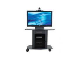 AVTEQ SINGLE DISPLAY AV CART, SUPPORTS DISPLAY