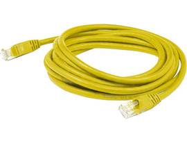ADD-ON 33FT RJ-45 M/M CAT6A YELLOW CU PATCH CBL
