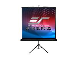 PORTABLE SCREEN 1:1 MAXWHT B 1.0 BLK