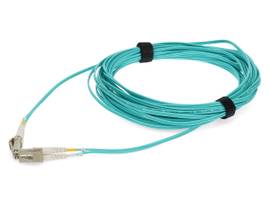 ADD-ON 2M LC M/M OM4 AQUA FIBER PATCH CBL