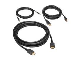 HDMI KVM Cable Kit - USB-A,3.5mm,HDMI Left Connector - Male Left Gender - HDMI,U