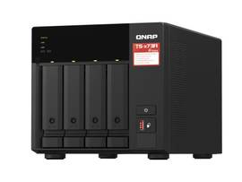 QNAP DESKTOP 4-BAY NAS/ISCSI IP-SAN, AMD RYZEN V1000 SERIES V1500B 4C/8T 2.2 GHZ, 8GB RAM, TWO 2.5GBE, 10G-READY BUNDLED WITH QSW-1105-5T 2.5GBE X 5