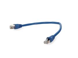 1ft RJ-45 (Male) to RJ-45 (Male) Shielded Straight Blue Cat6A STP PVC Copper Pat