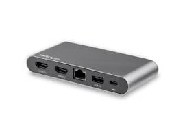 USB C DOCK - 4K DUAL HDMI/GBE/2X USB/PD