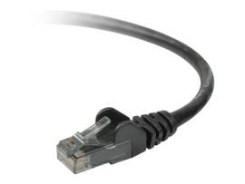BELKIN CABLE 4IN BLK CAT6 SNAGLESS PATCH