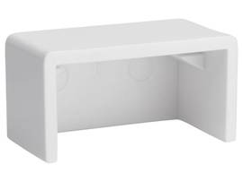 TRIPP LITE RACEWAY END CAP, WHITE, 20 PIECE PACKAGE