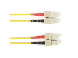 2m (6.5FT) SCSC YL OS2 SM Fiber Patch Cable INDR Zip OFNR