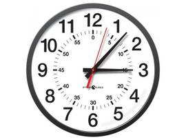 HOUSHTEC SYNC 900 MHZ ANALOG 13 BLK BEZEL (BATTERY SOLD SEPARATELY) FACE B-STANDARD # 12HR W/SEC