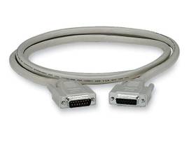 DB15 Molded Shielded Data Cable M/F 5Ft. With Thumbscrews