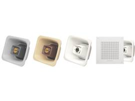VALCOM FLEXHORN INTERIOR SQUARE FACEPLATE WHT
