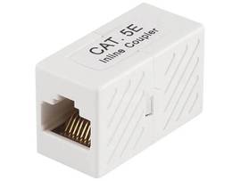 MONOPRICE 8P8C RJ45 CAT5E INLINE COUPLER_ WHITE