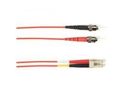 BLACK BOX CORP 62.5 MM FO PATCH CABLE DUPLX, PVC, RED, STLC