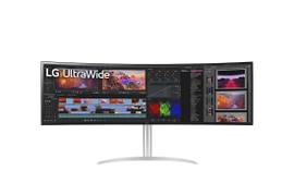 LG 49WQ95C-W LED display 124.5 cm (49") 5120 x 1440 pixels UltraWide Dual Quad HD Silver