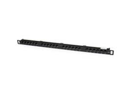 24 PORT 0.5U RACKMOUNT CAT5E PATCH PANEL