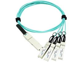 AXIOM 100GBASE-AOC QSFP28 TO 4 SFP28 ACTIVE OPTICAL CABLE CISCO COMPATIBLE 5M