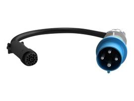 VERTIV FSC3N006 - FACILITY SIDE CABLE, 60A, 208V DELTA, 17.2KW, 10FT / 3M WITH IEC 3P+E (IP44) AND UNIVERSAL CONNECTOR.