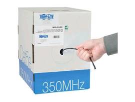 TRIPP LITE 1000FT CAT5/CAT5E CMR 350MHZ BLACK 1000
