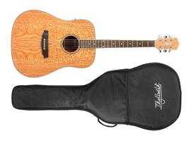 MONOPRICE QUILTED ASH ACOUSTIC GUITAR W/FISHMAN