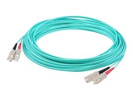 ADD-ON 2M SC M/M OM4 AQUA FIBER PATCH CBL