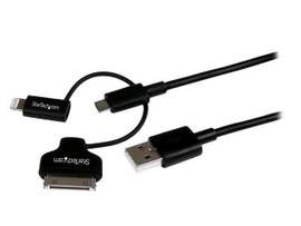 1M LIGHTNING/DOCK/MICRO USB TO USB CABLE