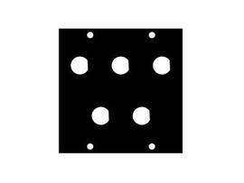 Legrand-Middle Atlantic RCK ACCORIES 1/2BNC RGBHV5PRT UCP