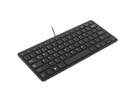 COMPACT KEYBOARD, WIRED, BLACK