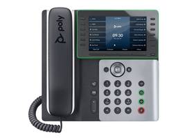 HP POLY EDGE E550 IP PHONE AND POE-ENABLED WITH POWER SUPPLY-US