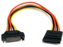8IN 15 PIN SATA POWER EXT CABLE