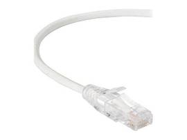 BLACK BOX CORP SLIM-NET CAT6 PATCH CABLE WHITE 10FT