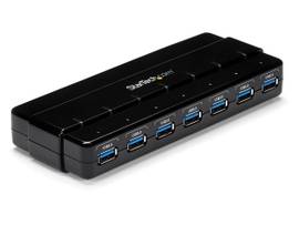 7 PORT SUPERSPEED USB 3.0 HUB W/ ADAPTER