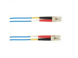BLACK BOX CORP SM FO PATCH CABLE DUPLX, PLENUM, BLUE, LCLC
