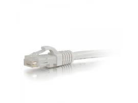 C2G 6IN CAT6A SNAGLESS UTP CABLE-WHITE