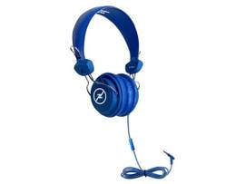 VCOM TRRS HEADSET WITH IN-LINE MICROPHONE - BLUE