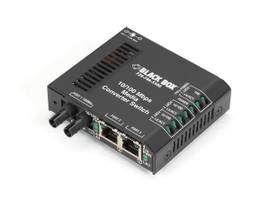 BLACK BOX CORP STANDARD MEDIA CONVERTER SWITCH 10-/100-