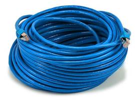 MONOPRICE CAT6A 24AWG STP CABLE, 100FT BLUE