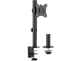 ROCSTOR ERGOREACH EP3 SINGLE MONITOR POLE MOUNT, C-CLAMP & GROMMET - SUPPORTS: UP TO 34 DISPLAY, 19.8LB, VESA 75X75 & 100X100MM - ALUMINUM/STEEL